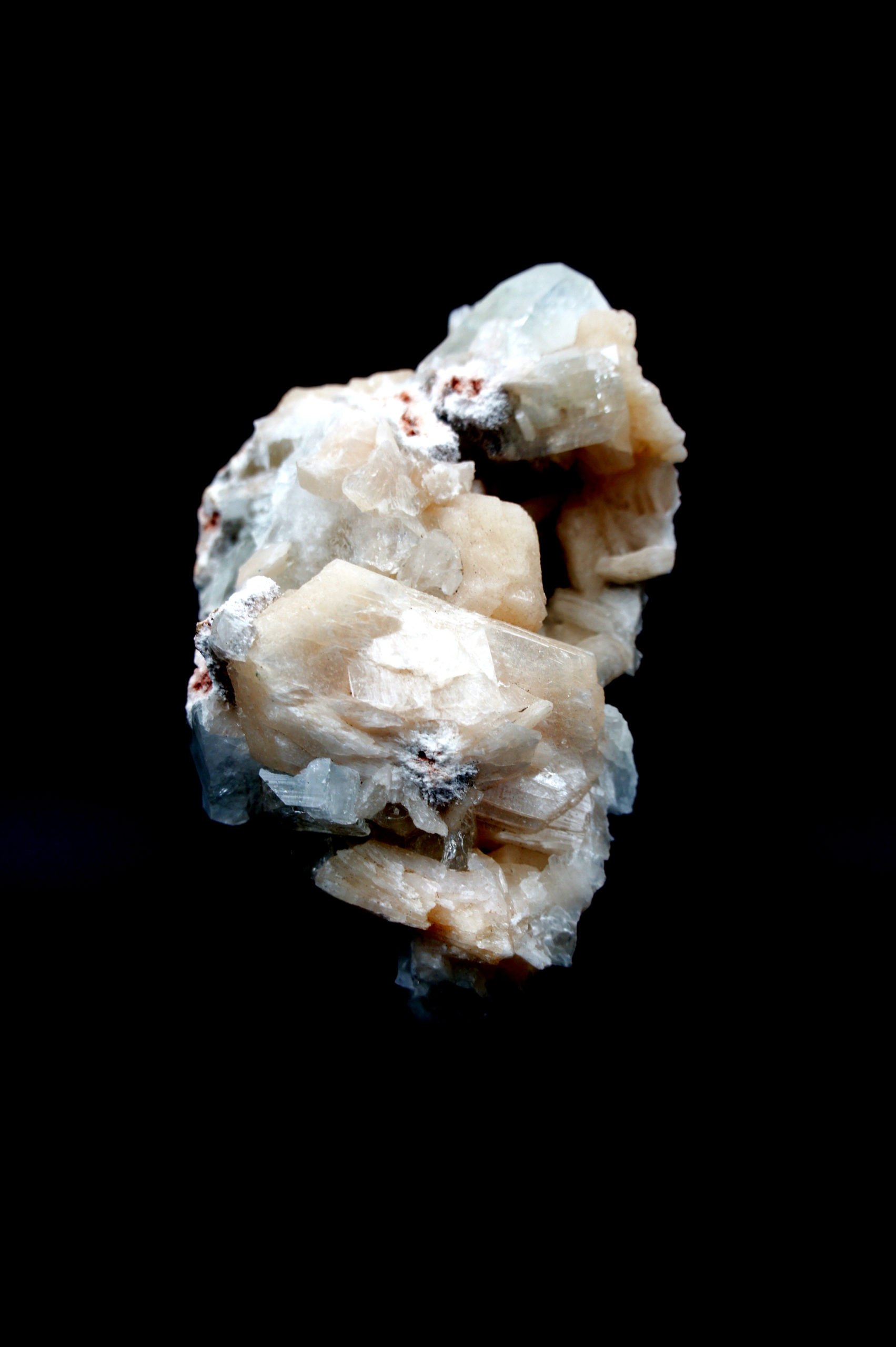 Apophyllit Ansicht von vorne