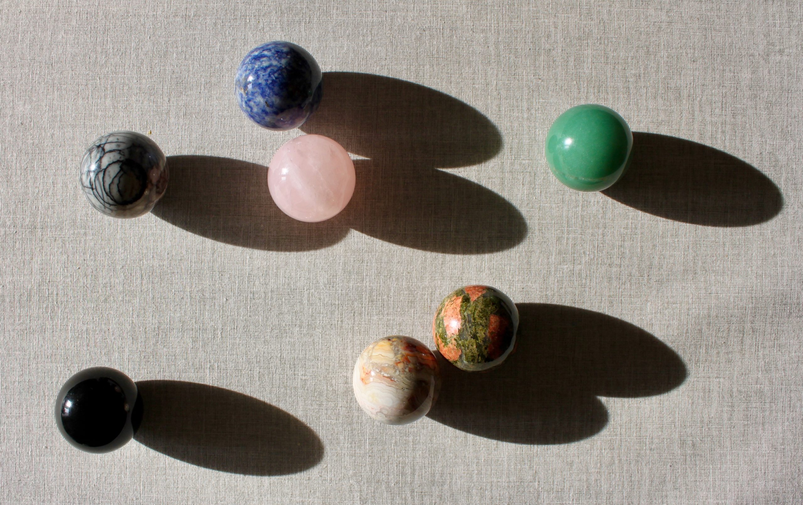 Kugeln (gemischt) von oben